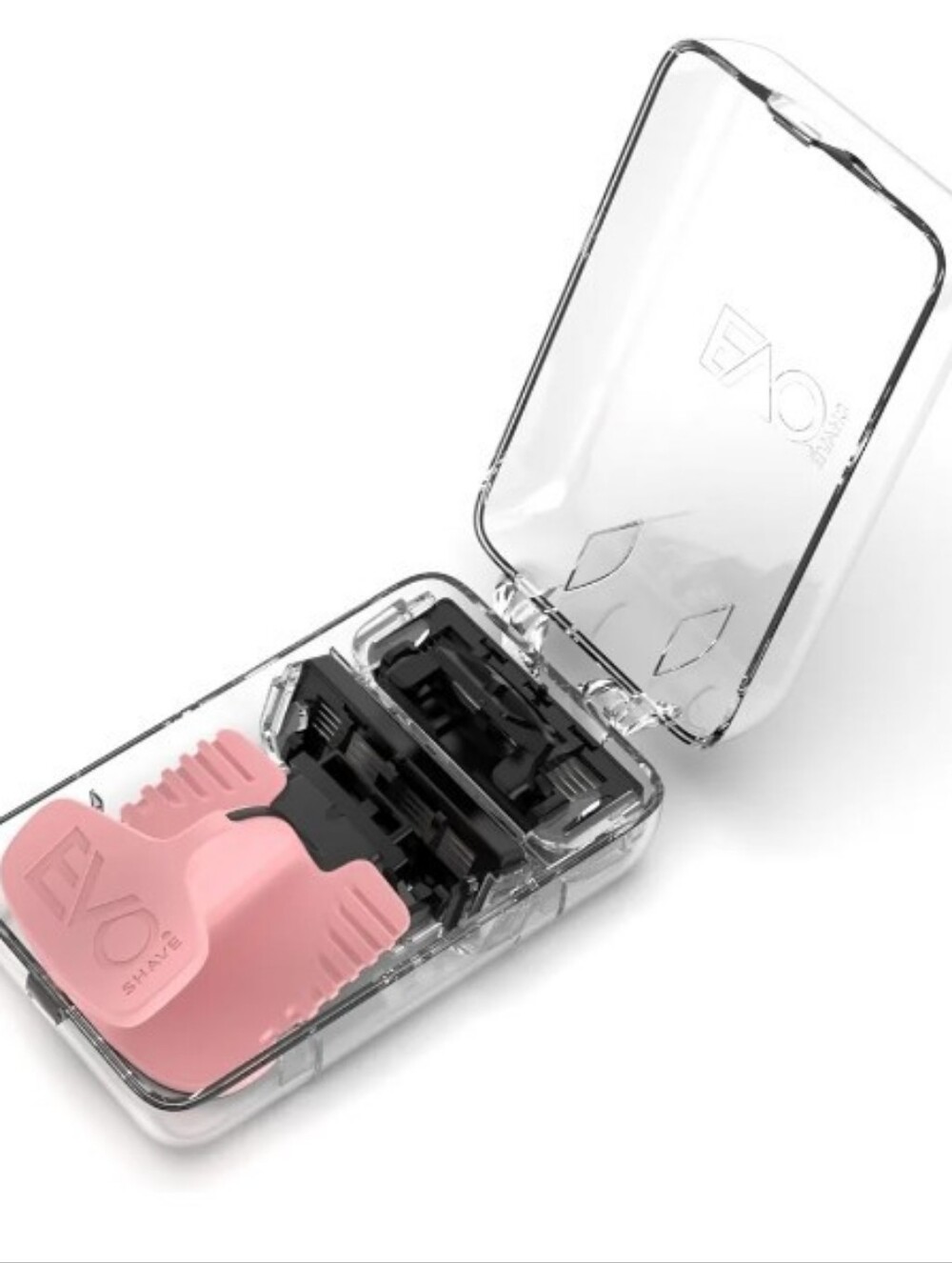 EvoShave Razor in Powder Pink with 2 Razor Blade Refills - Picture 11 of 11